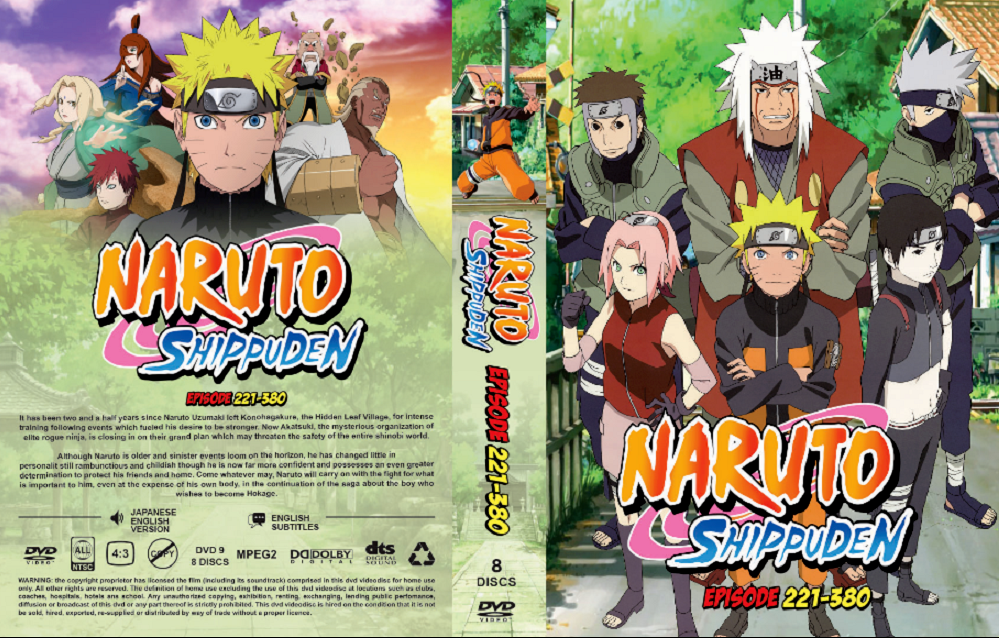 やぁ。ナルトDVD Anime DVD Naruto Shippuden Complete TV Series Vol.1-720 End