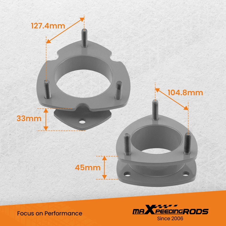 Front 3.5'' Rear 2.5'' Leveling Lift Kit for Ford Expedition 2003-2018 2WD 4WD - Изображение 4 из 4