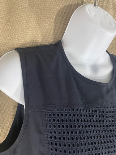 Armani Exchange Gr. 6 dunkelmarine Kleid gefüttert Baumwollmischung ohne Ärmel - Bild 15 von 23