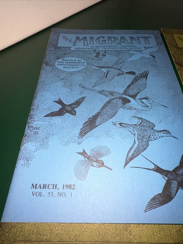 Vintage The Migrant A Quarterly Journal Devoted Tennessee Birds 1980’s Lot of 21 - Foto 6 di 22