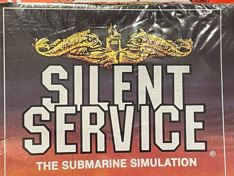 NOS Vintage 1985 Silent Service Submarine Simulation Microprose IBM PC 3 1/2" - Image 3 of 4