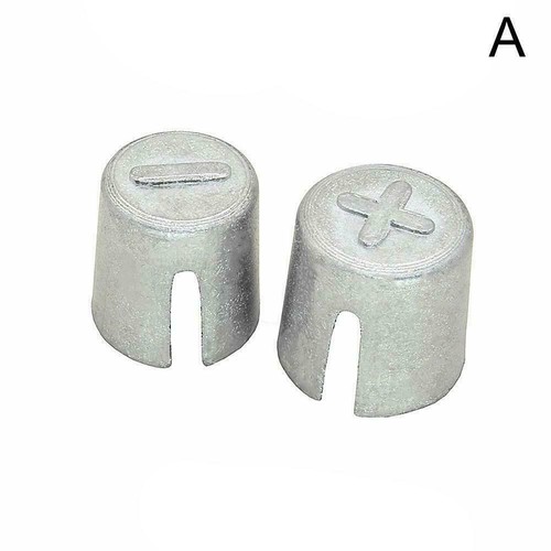 1 pair Car Battery Terminal Post Adaptors Positive Negative Shim Slee D2P6 - Picture 3 of 11