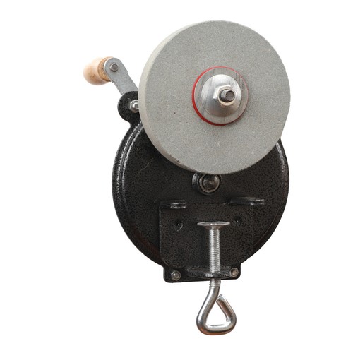 6 pulgadas Amoladora de mano Montaje en banco de mano Manivela Afilador Herramienta EE. UU. - Imagen 11 de 11