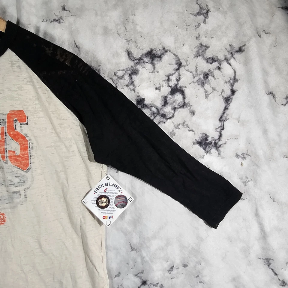 SF Giants 2012 World Series Champions Womens Baseball Shirt XL Off White  A061 - Image 2 of 4
