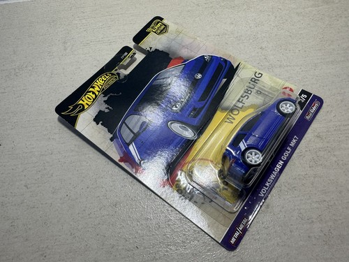 Hot Wheels Premium World Tour Wolfsburg Volkswagen Golf MK7 3/5 Car Culture Blue - Picture 5 of 6