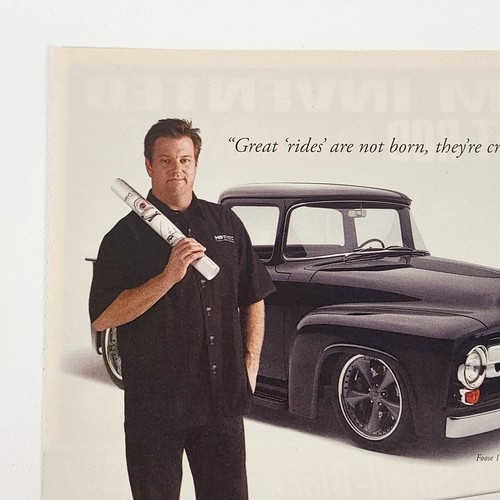 Vintage Mothers Cleaners Foose 100 1956 Ford F-100 PrintAd Nov 2008 Rod & Custom - Picture 2 of 6