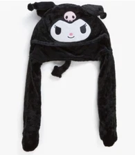 Kuromi Plush Hat With Flapping Ears Kawaii Kids Gift Interactive Sanrio