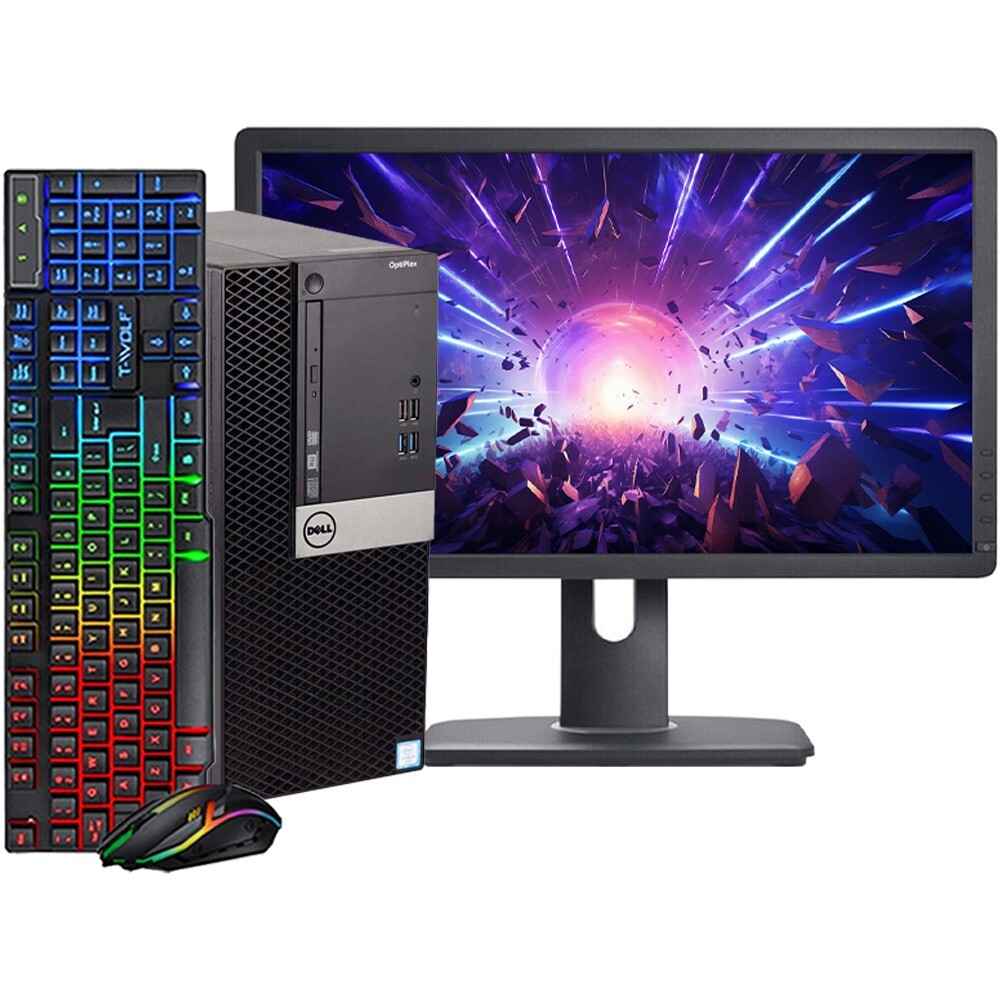 Dell Desktop i5 Gaming PC Computer 16GB RAM 2TB HD 120GB SSD