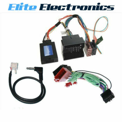 STEERING WHEEL CONTROL W/ PATCH LEAD + ISO HARNESS FOR PEUGEOT 207 307