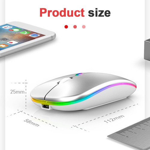 USB Kabellos Maus Optische Funkmaus für Büro PC Notebook Laptop Mouse 1600 DPI - Bild 7 von 16