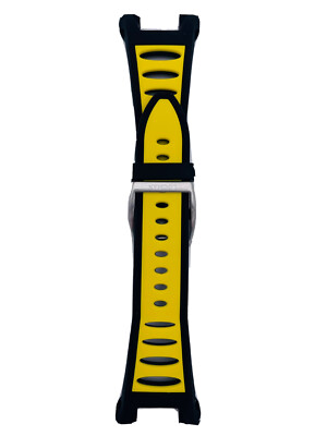 Locman Original Tremila/Mare 550/556 Yellow Rubber Strap Discounted New