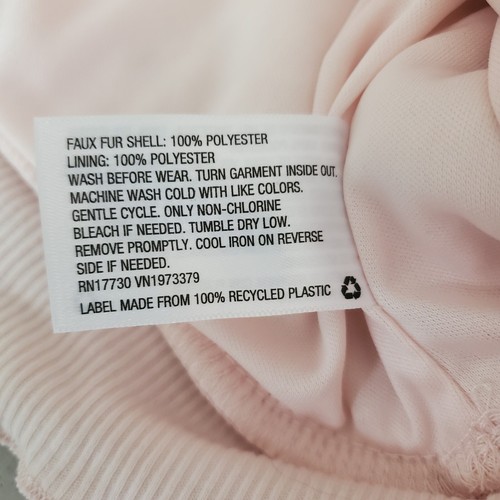 NWT - Art Class Girls Light Pink Plush Pullover Sweatshirt Size L 10/12 - Picture 4 of 8