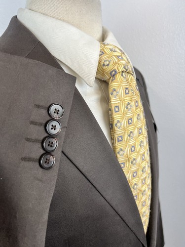 Blazer cappotto sportivo uomo J.Ferrar cotone marrone nuovo con etichette vestibilità moderna taglia 38 S - Foto 6 di 12