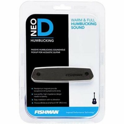 Fishman NEO-D Humbucker Akustik Schallloch Passiv Tonabnehmer, PRO-NEO-D02