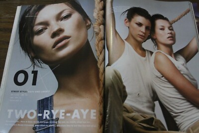 Kate Moss Liberty Ross Liz Collins THE FACE Magazine February 2002