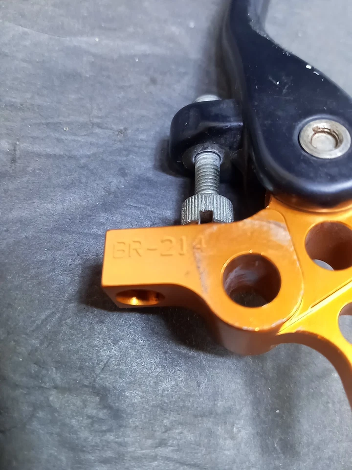 ❤️ Palancas de arco palanca de freno de aluminio naranja/negro # BR-214-CT KTM Foto 2 de 4