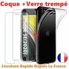 Coque pour iPhone SE 2020 11 Pro X XS Max XR 8 7 6S Plus + Protection écran