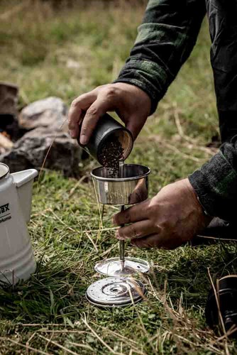 Petromax | Perkolator + Handkaffeemühle ☕| Kegelmahlwerk | Camping | Outdoor sw - Bild 20 von 20