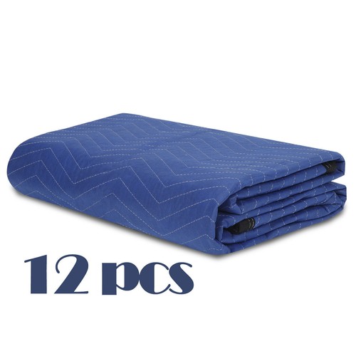 12/24/48 Moving Blankets Heavy Duty Quilted Pro Shipping Pads 80" x 72"(35 lb/dz - Picture 3 of 36