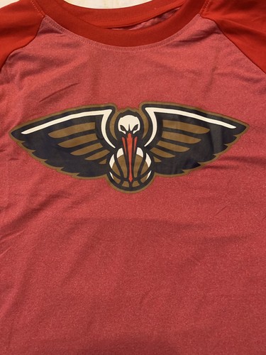 New Orleans Pelicans T Shirt Men's Medium NBA Ultra Game Red Short Sleeve - 第 2/6 張圖片