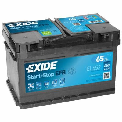 Autobatterie Exide EFB 65Ah EL652 Start-Stop PKW Starterbatterie