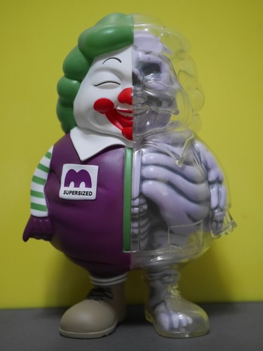 Secret Base Ron English Popaganda MC Supersized Colour X-Ray Joker vinyl Sofubi - 第 1/8 張圖片