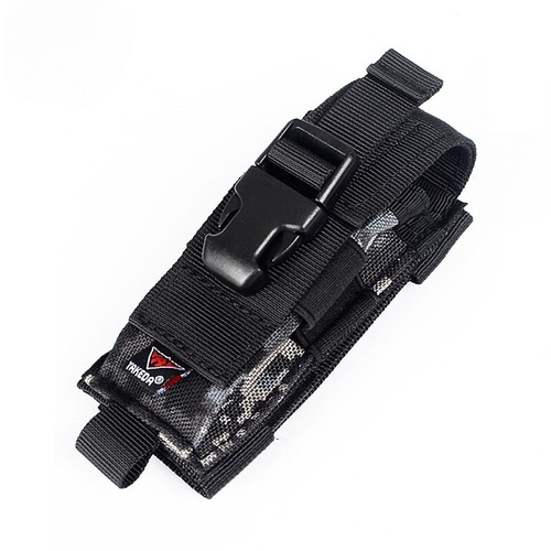 Tactical Molle Sheath Holster Organizer Utility Tool Folding Knife Pouch Holder - Foto 17 di 17