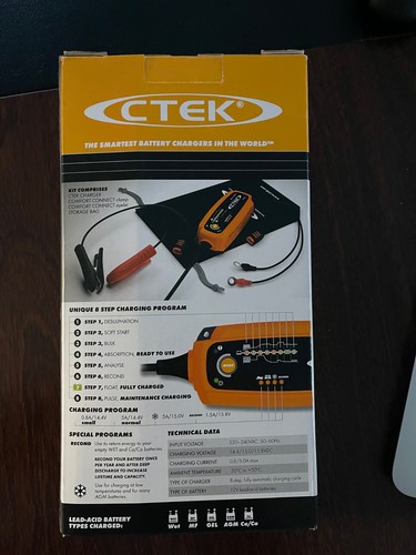 CTEK MXS 5.0 POLAR Battery charger , charging voltage: 12 V battery type: AGM/Ca - Afbeelding 7 van 9