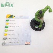 Heroclix Avengers Movie set Hulk 014 Uncommon figure w/card 