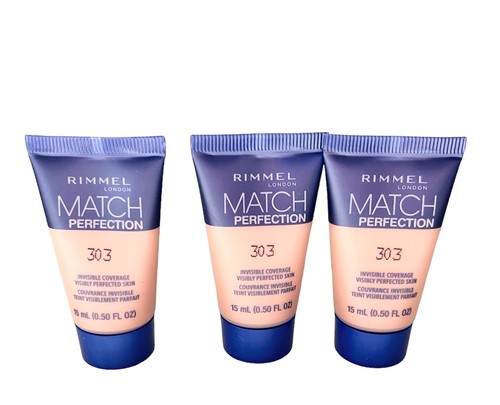 3 x Rimmel 15ml Foundation Tubes Mini Travel Liquid BB Cream Joblot - Picture 17 of 23