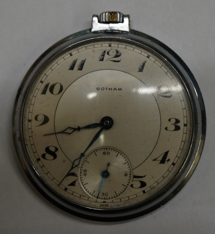 VINTAGE GOTHAM POCKET WATCH 33692 42.1G Oryginalna gwarancja, standard