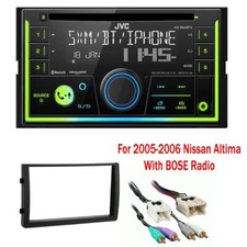 For 2005-2006 Nissan Altima Wbose Radio Jvc Kw-r940bts Double Din Cd Receiver