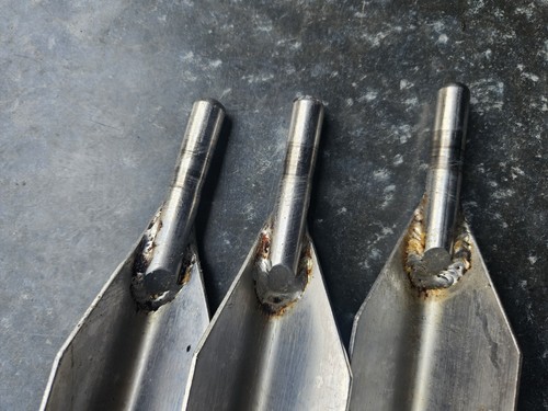 3X OLD HICKORY USED ROTISSERIE 239 ANGLED V SPIT SKEWER N3G N4G N5G N7G N9G - Picture 2 of 4