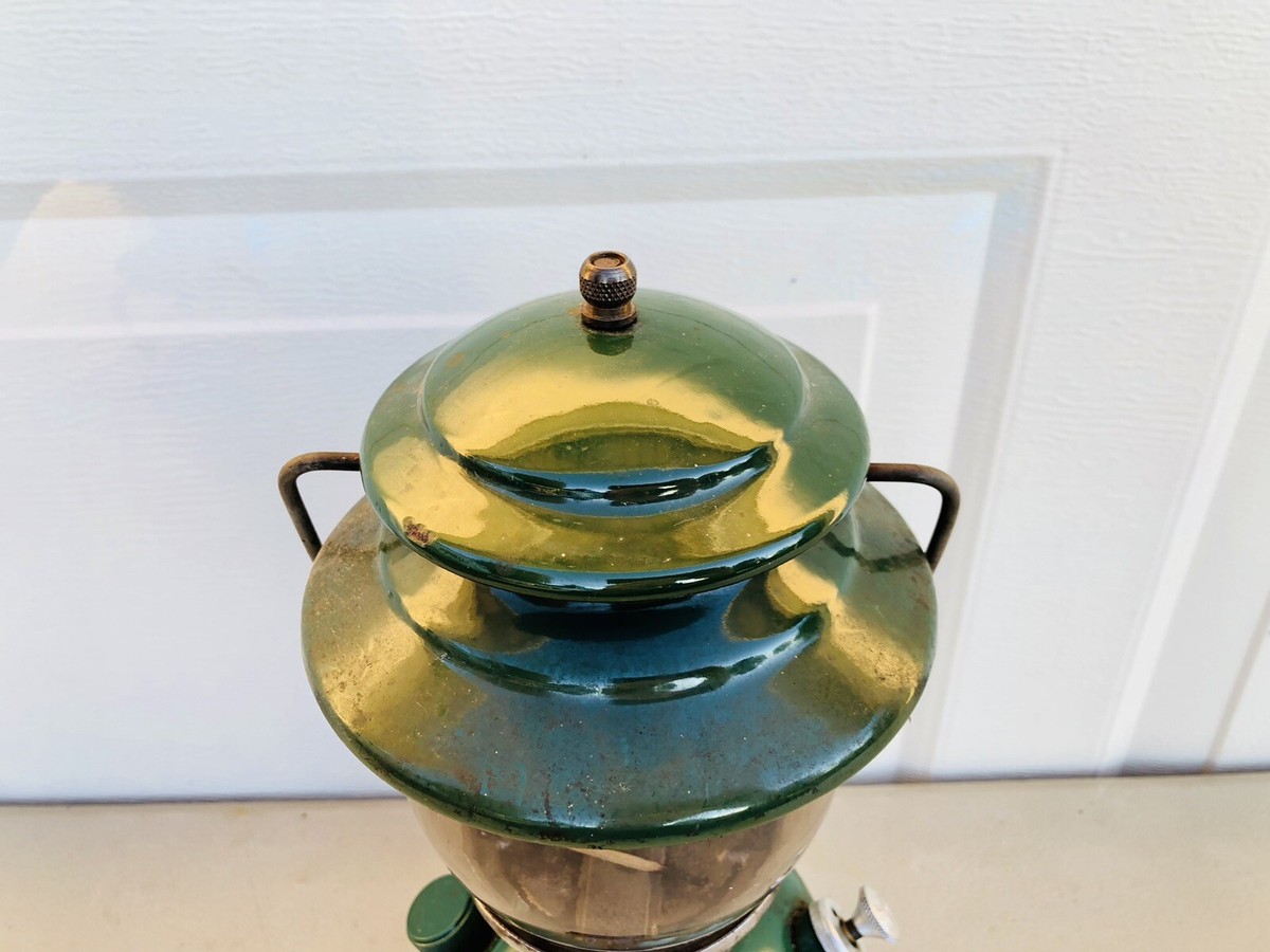 Vintage Coleman Green Single Mantle Lantern Model 200A700 2