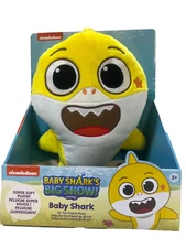 Baby Shark's Big Show Fin Friend Baby Shark YELLOW Fish 12" Plush Nickelodeon