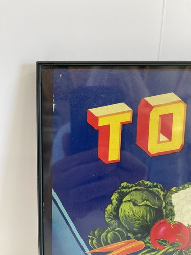 TOT Brand, Watsonville California **AN ORIGINAL VEGETABLE CRATE LABEL* V159, sm - Picture 3 of 4