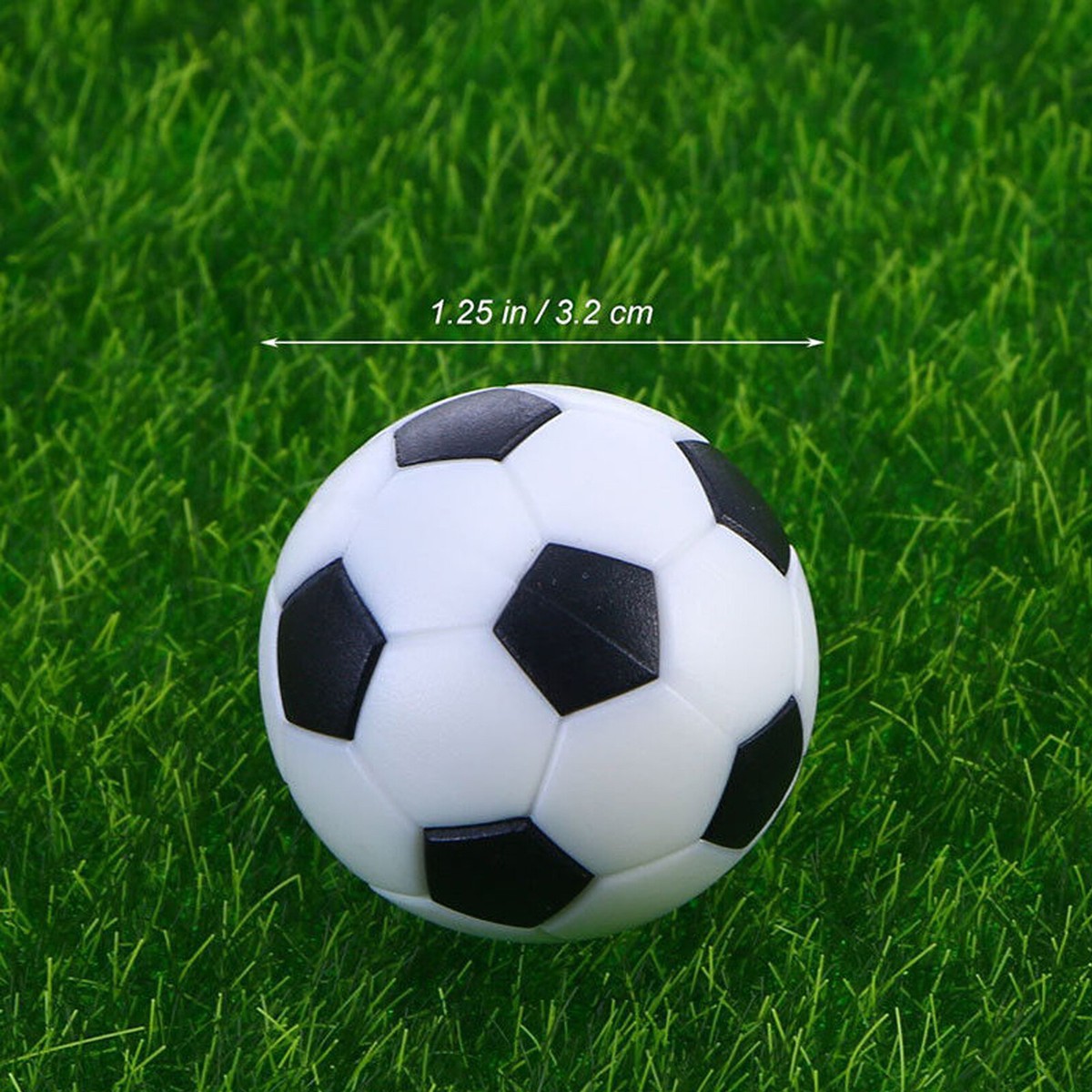 6pcs 32mm Mini Calcio Balilla Tavolo Sfera Sostituisce - Foto 3