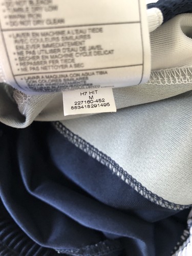 Nike Track Pants Boys M Medium 10-12 Blue White Ankle Zip Basketball Athletic - Picture 11 of 12