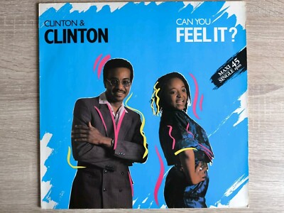 12'' MAXI-SINGLE-CLINTON & CLINTON   CAN YOU FEEL IT?LP/1985/Electro/Synth-Pop