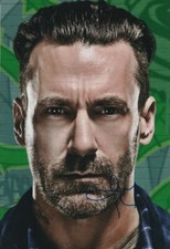 JON HAMM signed Autogramm 20x30cm BABY DRIVER in Person autograph COA