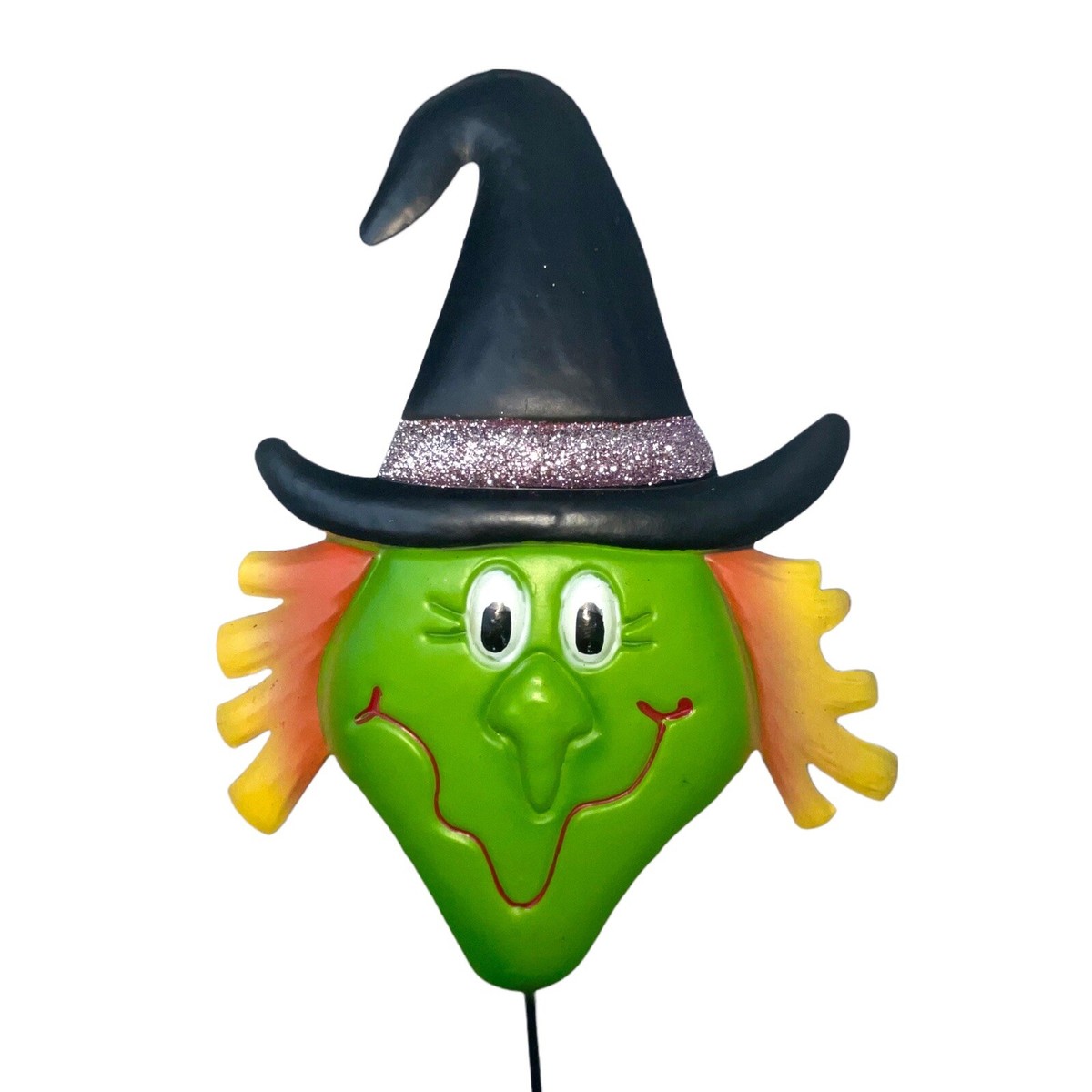 Set Of Four 22 Inches Happy Halloween Witches Metal Yard Stick | eBay