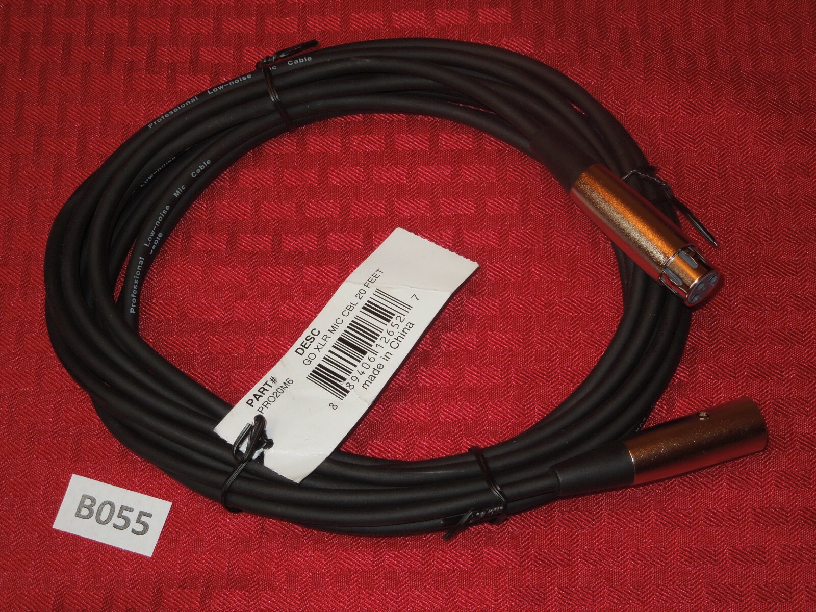 GO XLR Mic Cables 20' Black PRO20M6 889406126527 eBay