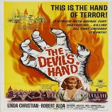 The Devil's Hand(1961) Vintage Horror Film Creepy Weird Colorized