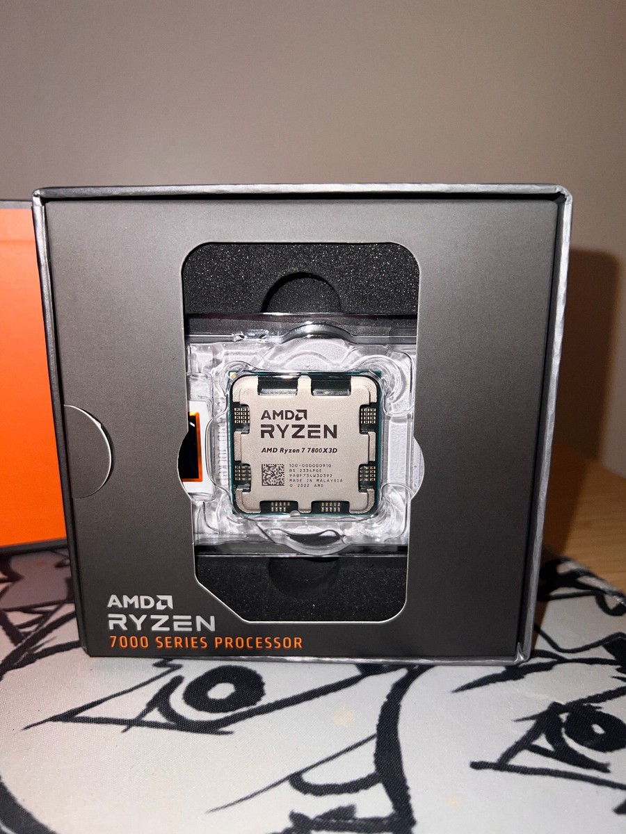 AMD Ryzen 7 7800X3D 8-Cores 4.2GHz Socket AM5 Gaming CPU