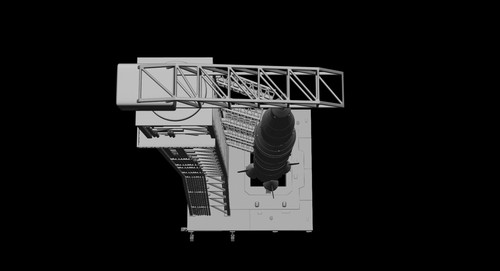 Nasa Saturn V Rocket and Launch Pad Apollo 3D model, file STL OBJ for 3D Printer - 第 19/24 張圖片