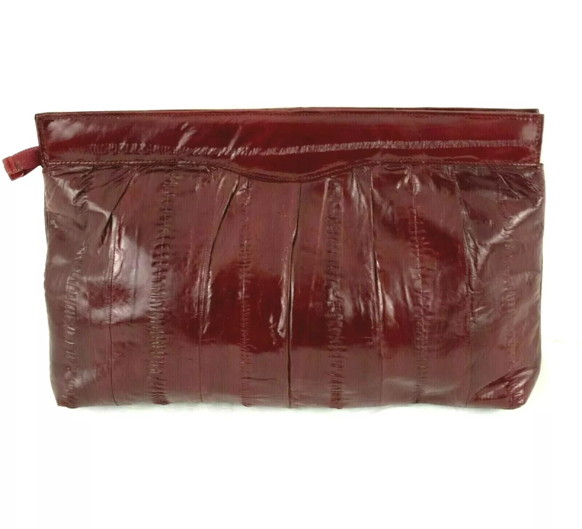 Burgundy clutch purse sale