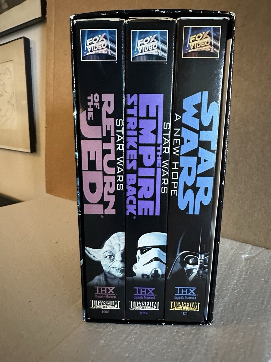 Star Wars Original Trilogy VHS 3. Original First Set Out