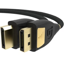 Pacroban 8K, 4K, 120Hz DisplayPort to DisplayPort 1.4 Cable 75ft-3 Layer Shielde