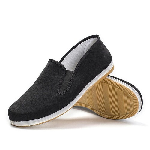 Herren Tai Chi Kung Fu Schuhe Bruce Lee Kampfkunst Turnschuhe Canvas Sport Turnschuhe - Bild 10 von 10