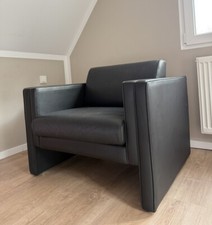 Ledersessel - Walter Knoll 1970er Studio Line - Designer Sessel